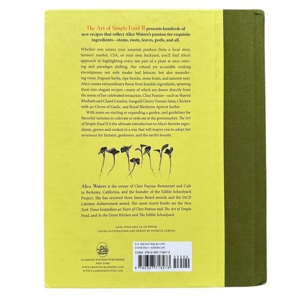 The Art of Simple Food II by Alice Waters (Hardcover 2013) – Excellent Condition - Picture 2 of 5
